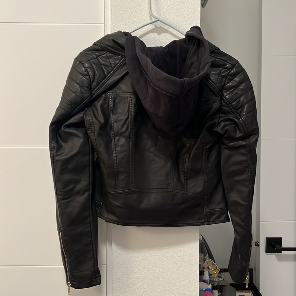 NWT Free People Vegan Leather Jacket - Picture 6 of 8